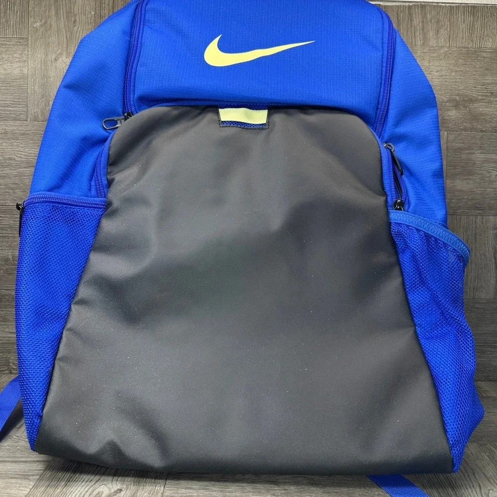 Nike Brasilia Backpack MISC Blue Black Training Gym School Laptop NEW DM3975-405